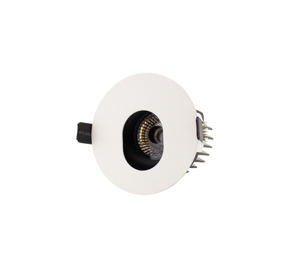 Adjustable 10W IP20 Dimmable Baffle Oval LED Downlight